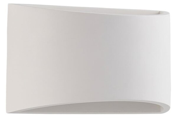 Lampă de perete Lindby, Heiko, reglabil, Alb, Camera de zi, Tencuială / Argilă, Modern