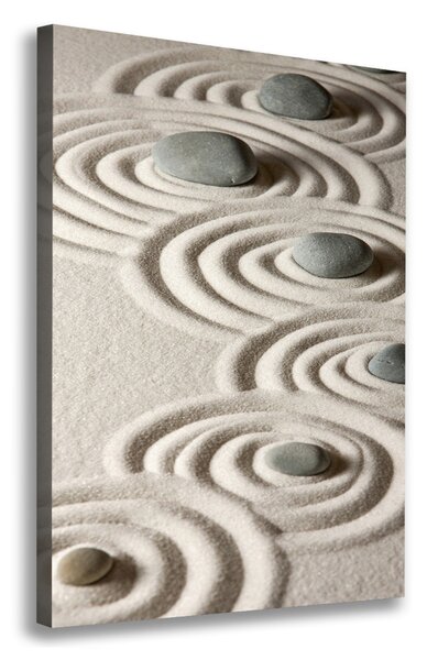 Imprimare tablou canvas Pietrele pe nisip
