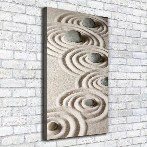 Imprimare tablou canvas Pietrele pe nisip