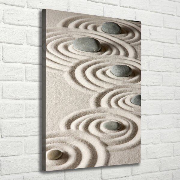 Imprimare tablou canvas Pietrele pe nisip