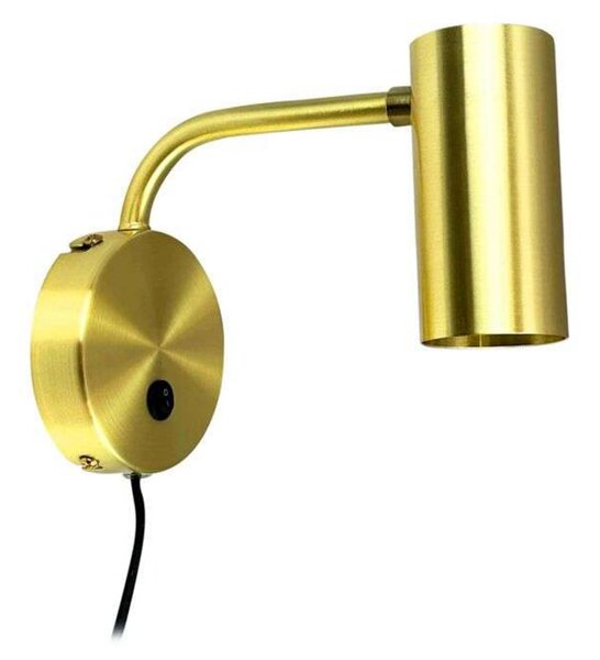 Lampă de perete Dyberg Larsen, Skagerrak, Auriu / Alamă, Camera de zi, Metal, Modern