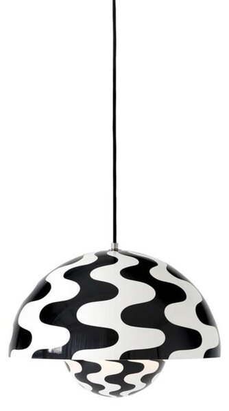 Lustră Pendul &Tradition, Flowerpot VP7, reglabil, Negru, Camera de zi, Metal, Design