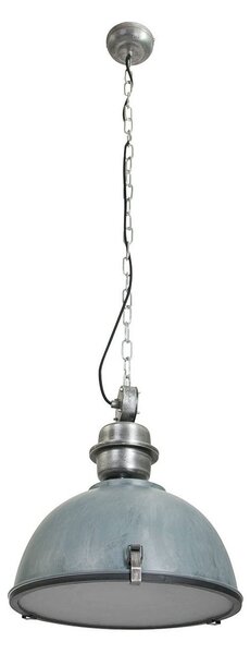 Steinhauer Lampă suspendată Bikkel gri, reglabil, Gri, Camera de zi / sufragerie, Metal, Design industrial