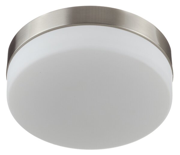 Steinhauer Babylon - plafonieră LED pentru baie 23 cm, reglabil, Metalic, Baie, Sticlă, Modern, Perete rotund
