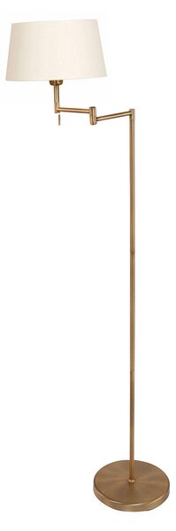 Steinhauer Lampă de podea Bella, pivotantă, bronz, Bronz / Alamă Veche, Camera de zi / sufragerie, Metal