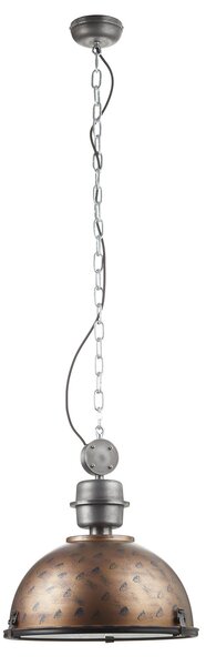 Steinhauer Suspensie Bikkel de culoare cupru-maro cu aspect industrial, reglabil, Cupru, Camera de zi / sufragerie, Metal, Design industrial