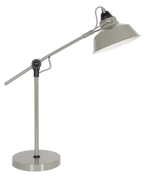 Steinhauer Lampă de masă Nové, reglabilă, verde, Verde, Camera de zi / sufragerie, Metal, Design industrial