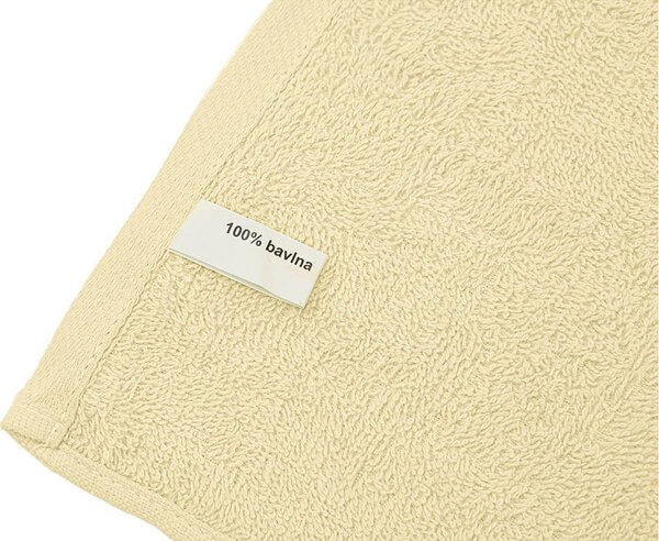 Prosop copii Bella 30x50 cm crem, 100% bumbac