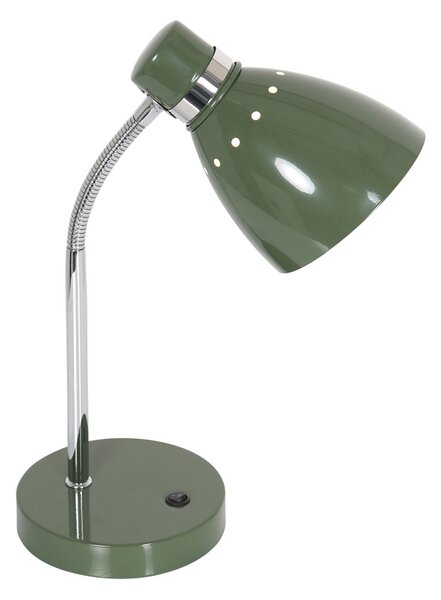 Steinhauer Spring lampă de masă, braț reglabil, verde, Verde, Studiu / Birou, Metal