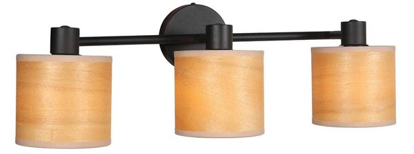 Steinhauer Plafonieră din bambus, 3 lumini, reglabil, Lemn, Camera de zi / sufragerie, Bamboo, Modern