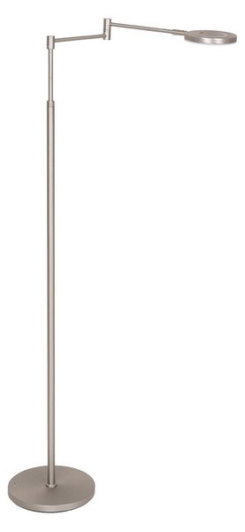Steinhauer Lampadar LED Soleil, culoare oțel, metal, dimabil, Metalic, Camera de zi / sufragerie, Metal, Proiector suspendat