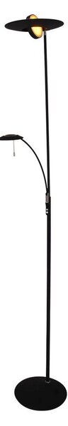 Steinhauer Zenith LED lampadar LED, lumină de lectură, CCT, metal, negru, reglabil, Negru, Camera de zi / sufragerie, Metal