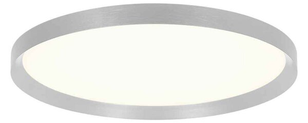 Steinhauer Plafonieră Flady LED, oțel, Ø 40 cm, direct/indirect, reglabil, Metalic, Camera de zi / sufragerie, Metal