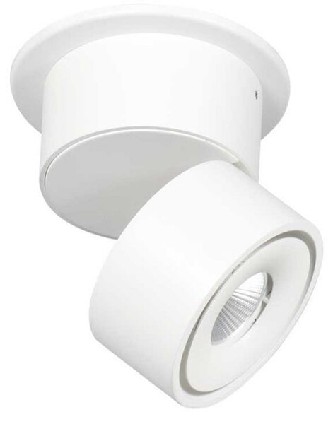 Steinhauer Spot LED pentru tavan Fez, alb, 1 bec, metal, orientabil, reglabil, Alb, Camera de zi / sufragerie, Metal, Modern