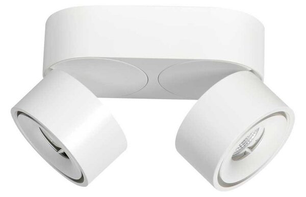 Steinhauer Spot LED pentru tavan Fez, alb, 2 becuri, metal, orientabil, reglabil, Alb, Camera de zi / sufragerie, Metal, Modern
