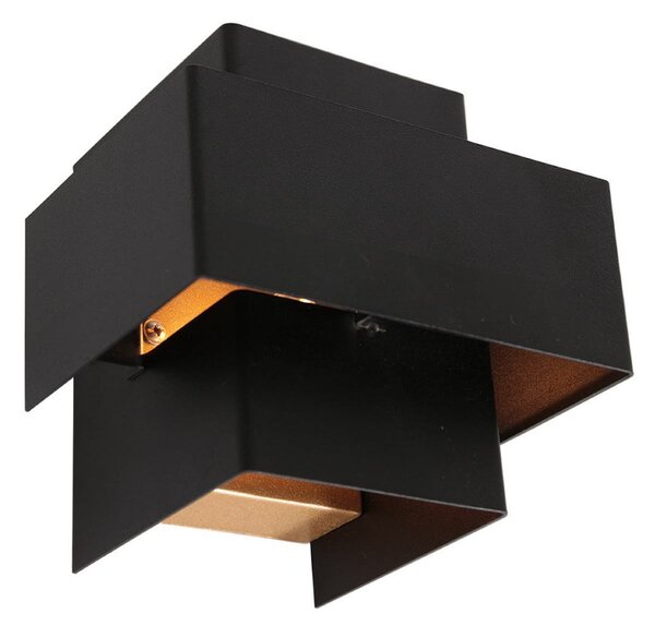Steinhauer Aplică de perete LED Muro 3367, negru, sus/jos, G9, 2.700 K, reglabil, Negru, Camera de zi / sufragerie, Metal, Modern, Priză de perete sus / jos