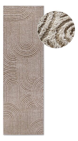 Covor tip traversă bej 80x240 cm Chappe Beige – Elle Decoration