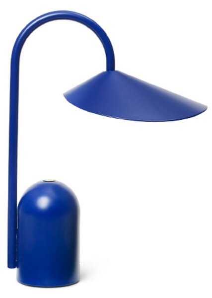 Lampă de masă ferm LIVING, Arum, reglabil, Albastru, Terasă, Metal, Design