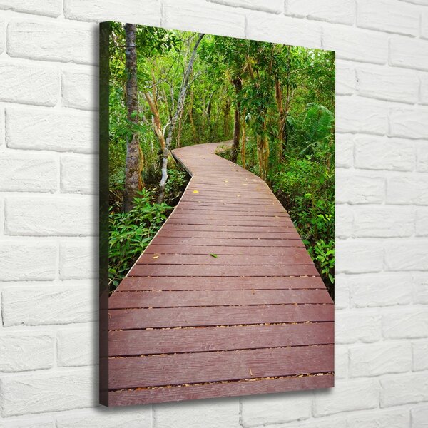 Tablou pe pânză Calea în junglă