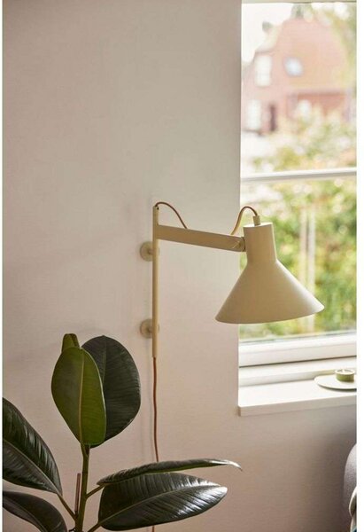 Lampă de perete Hübsch, Verde, Camera de zi, Metal