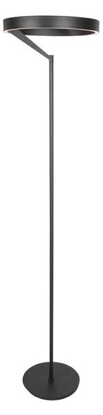 Steinhauer Lampadar LED Mykty, negru, înălțime 170 cm, metal cu 2 becuri CCT, reglabil, Negru, Camera de zi / sufragerie, Metal, Modern