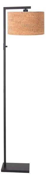 Steinhauer Lampadar Stang, negru/maro, înălțime 160 cm, plută, Negru, Camera de zi / sufragerie, Metal, Modern