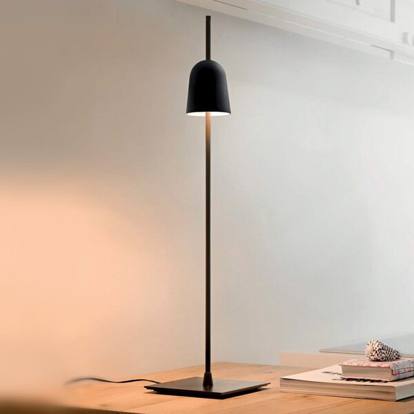 Lampă de masă Luceplan, Ascent, reglabil, Negru, Camera de zi, Metal, Design
