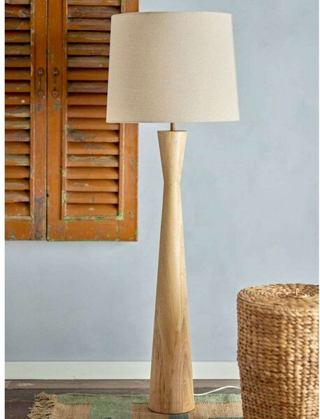 Lampadar Bloomingville, Bej, Camera de zi, Lemn
