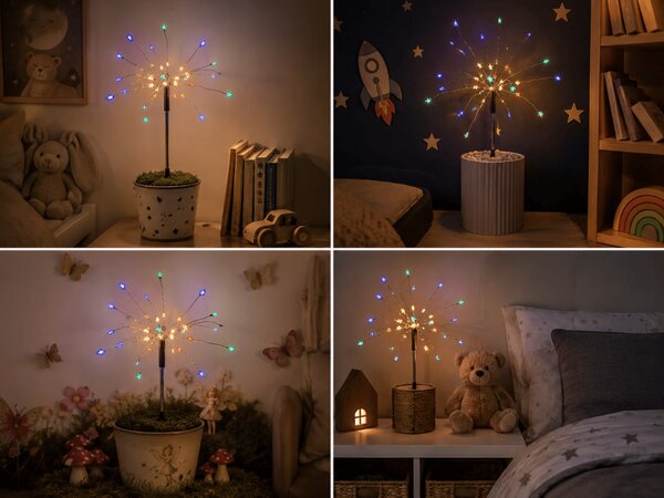 Luminite LED STARRY SKY 40 LED 80x30 cm, colorate