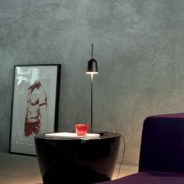 Lampă de masă Luceplan, Ascent, reglabil, Negru, Camera de zi, Metal, Design
