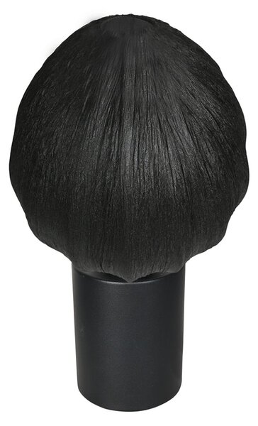 Mexlite Lampa de masă Bloeba, negru, Ø 25 cm, in/metal, Negru, Camera de zi / sufragerie, Țesătură / Textil