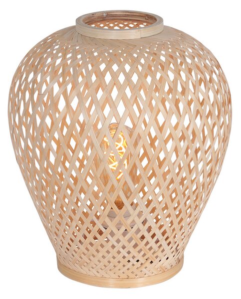 Steinhauer Lampă de masă Maze, natur, Lemn, Camera de zi / sufragerie, Bamboo, Marocan / Oriental