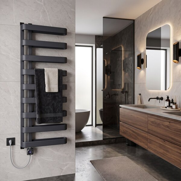 Radiator electric Rea Artas 130x50cm Gri