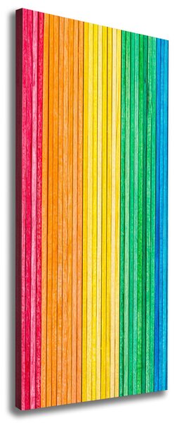 Tablouri tipărite pe pânză dungi colorate