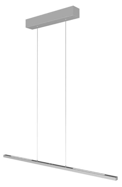 Steinhauer Lampă suspendată LED Bande, sus/jos, oțel, 120 cm, CCT, dimabil, reglabil, Metalic, Camera de zi / sufragerie, Metal, Modern