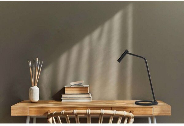 Lampă de masă ANTIDARK, Negru, Camera de zi, Aluminiu