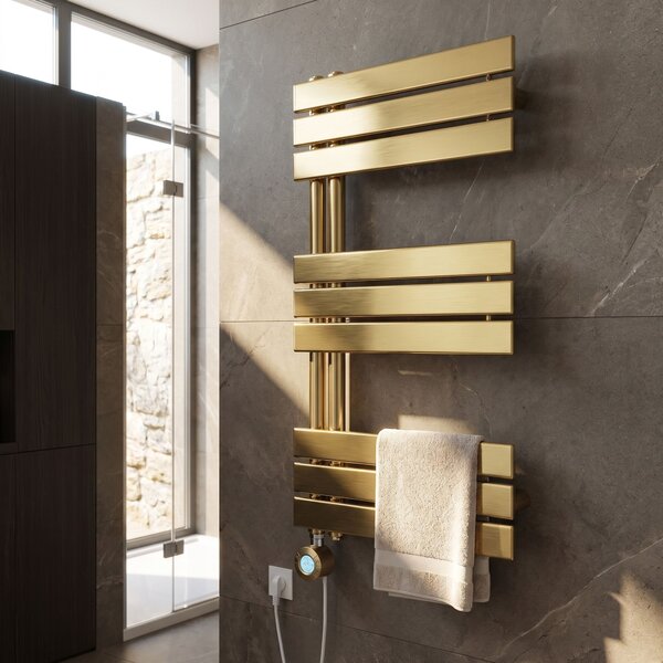 Radiator electric Rea Marvo 90x50cm Brush Gold