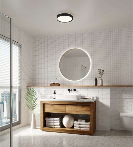 Plafoniere Nordlux, reglabil, Negru, Baie, Aluminiu