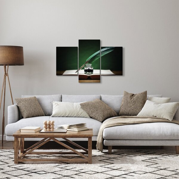 Tablou cu stilou sriind (90x60 cm)