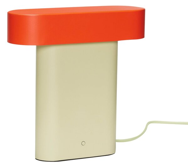Lampă de masă Hübsch, Sleek, reglabil, Verde, Camera de zi, Metal, Design