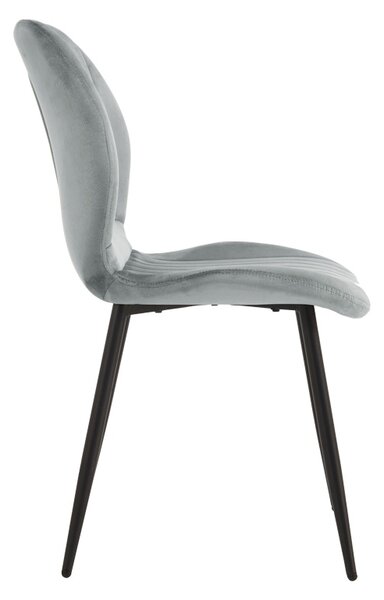 Scaun dining Jelour V1, Gri, 54.5x55x84.5 cm