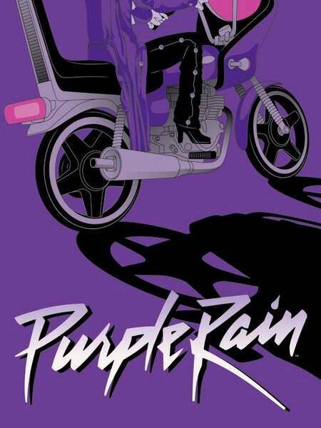 Poster de artă Purple Rain, (26.7 x 40 cm)