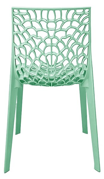Scaun dining Hush, Verde, 53x41x80.5 cm