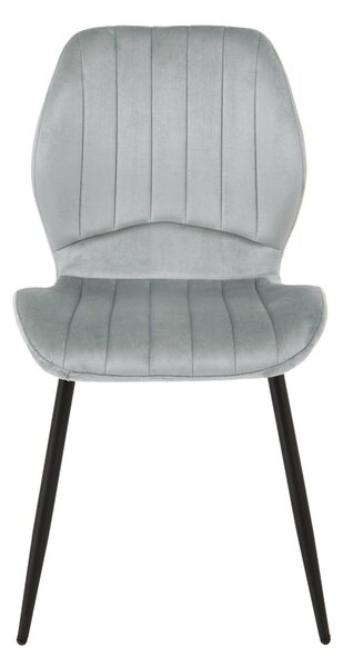Scaun dining Jelour V1, Gri, 54.5x55x84.5 cm