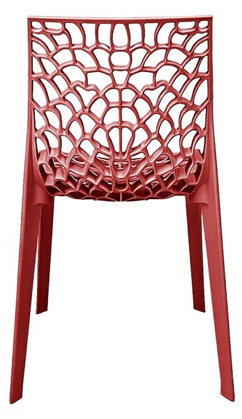 Scaun dining Hush, Burgundy, 53x41x80.5 cm