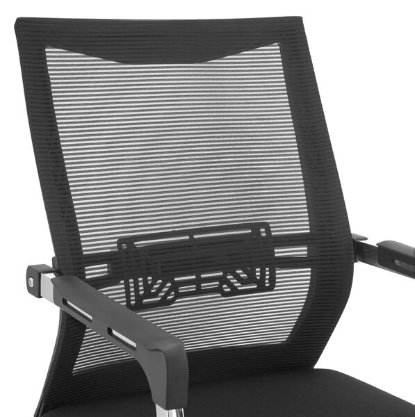 Scaun de birou Chromatic, Negru, 53x54x97 cm