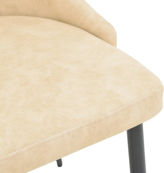 Scaun dining Trenda, Bej, 44x59x90 cm
