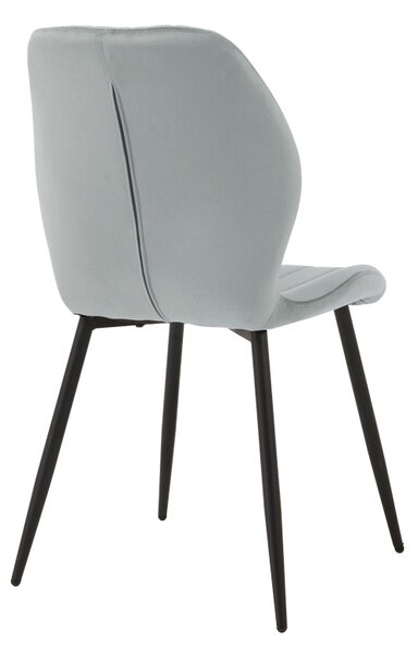 Scaun dining Jelour V1, Gri, 54.5x55x84.5 cm