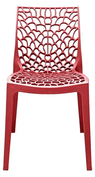 Scaun dining Hush, Burgundy, 53x41x80.5 cm