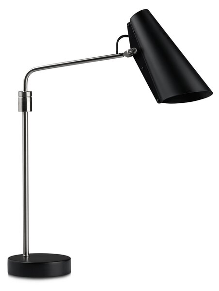 Lampă de masă Northern, Birdy Swing, Negru, Camera de zi, Metal, Design